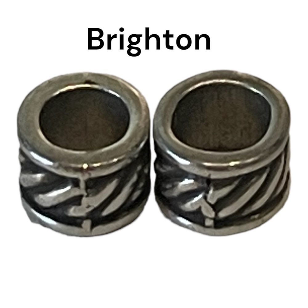 COPY - Brighton Silver Tone/Black Spacer Charms